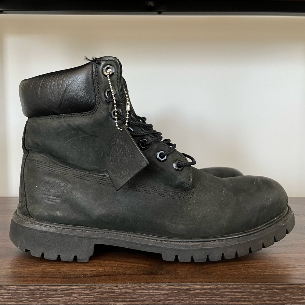 Timberland Black Lace Up Boots